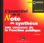 L'Essentiel De La Note De Synthese Aux Concours De La Fonction Publique - Preview