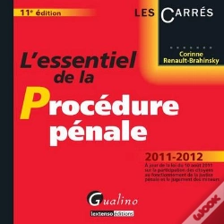 Capa do artigo L'Essentiel De La Procedure Penale 11eme Edition