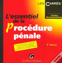 Capa do artigo L'Essentiel De La Procedure Penale ; 3e Edition