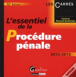 Capa do artigo L'Essentiel De La Procedure Penale,12eme Edition