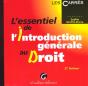 L'Essentiel De L'Introduction Generale Au Droit ; 2e Edition - Preview
