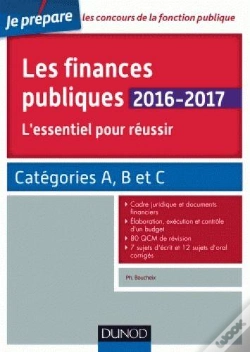 Capa do artigo L'Essentiel Des Finances Publiques ; Catégories A Et B (Édition 2015/2016)