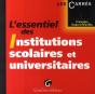 L'Essentiel Des Institutions Scolaires Et Universitaires - Preview