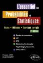 L'Essentiel Des Probabilités Et Statistiques - Fiches, Méthodes, Exercices Corrigés - 2e Édition - Preview