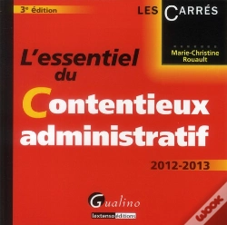 Capa do artigo L'Essentiel Du Contentieux Administratif (3e Édition)