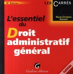 Capa do artigo L'Essentiel Du Droit Administratif Général (6e Édition)