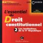 L'Essentiel Du Droit Constitutionnel T.2 ; Les Institutions De La V République (7e Édition) - Preview