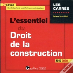 Capa do artigo L'Essentiel Du Droit De La Construction (Édition 2019/2020)