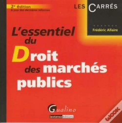 Capa do artigo L'Essentiel Du Droit Des Marches Publics