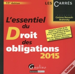 Capa do artigo L'Essentiel Du Droit Des Obligations (Édition 2015)