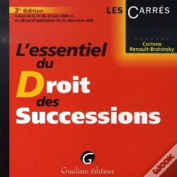 Capa do artigo L'Essentiel Du Droit Des Successions (3e Édition)