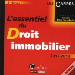 Capa do artigo L'Essentiel Du Droit Immobilier, 2e Edition