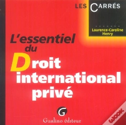 Capa do artigo L'Essentiel Du Droit International Privé