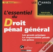 L'Essentiel Du Droit Pénal Général 2015-2016