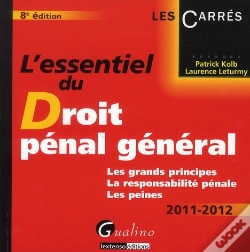 Capa do artigo L'Essentiel Du Droit Penal General,8eme Edition