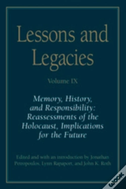 Capa do artigo Lessons And Legacies Ix: Memory, History, And Responsibility