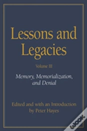 Capa do artigo Lessons And Legacies V. 3; Memory, Memorialization And Denial