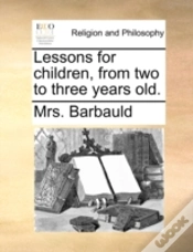 Capa do artigo Lessons For Children, From Two To Three