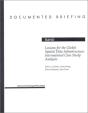 Lessons For The Global Spatial Data Infrastructure - Preview