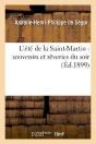 L'Ete De La Saint-Martin : Souvenirs Et Reveries Du Soir - Preview