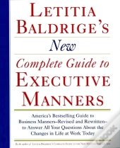 Letitia Balderige'S New Complete Guide To Executive Manners