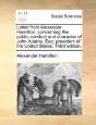 Letter From Alexander Hamilton, Concerni - Preview
