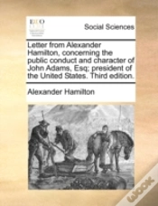 Capa do artigo Letter From Alexander Hamilton, Concerni