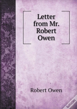 Capa do artigo Letter From Mr. Robert Owen