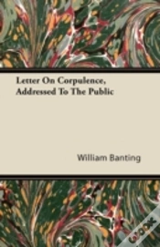 Capa do artigo Letter On Corpulence, Addressed To The P