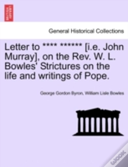 Capa do artigo Letter To             (I.E. John Murray)