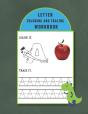 Letter Tracing And Coloring Book - Preview