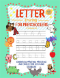 Letter Tracing For Preschoolers Ages 3-5 & Kindergarten - Preview