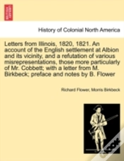 Capa do artigo Letters From Illinois, 1820, 1821. An Ac