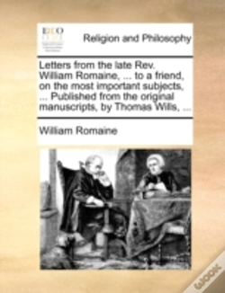 Capa do artigo Letters From The Late Rev. William Romai