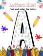 Letters Hunt Find And Color The Letters - Preview