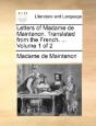 Letters Of Madame De Maintenon. Translat - Preview