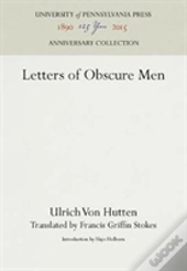 Letters Of Obscure Men