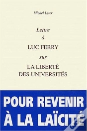 Capa do artigo Lettre A Luc Ferry Sur La Liberte Des Universites