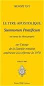Lettre Apostolique Summorum Pontificum En Forme De Motu Proprio Sur L'Usage De La Liturgie Romaine Antérieure À La Réforme De 1970 (Édition 2007) - Preview