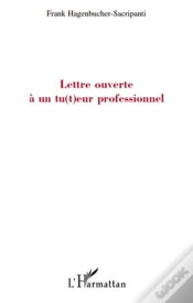Capa do artigo Lettre Ouverte À Un Tut(T)Eur Professionnel