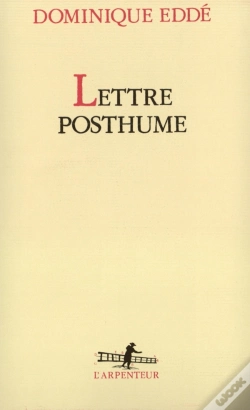Capa do artigo Lettre Posthume