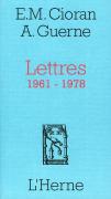 Lettres 1961-1978