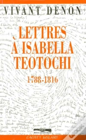 Capa do artigo Lettres A Isabella Teotochi, 1788-1816