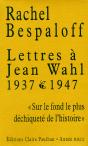 Lettres À Jean Wahl ; 1937-1947 - Preview