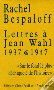 Capa do artigo Lettres À Jean Wahl ; 1937-1947
