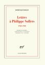 Lettres À Philippe Sollers (1958-1980) - Preview