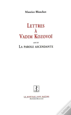 Capa do artigo Lettres À Vadim Kozovoï ; La Parole Ascendante