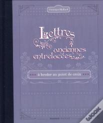 Lettres Anciennes Entrelacées ; À Broder Au Point De Croix