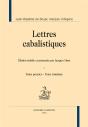Lettres Cabalistiques ; 2 Volumes - Preview