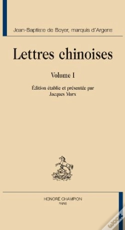 Capa do artigo Lettres Chinoises Tome 1